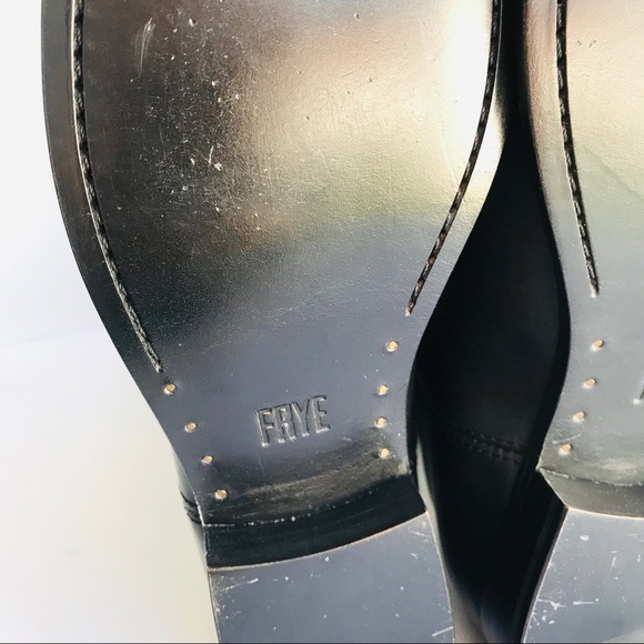 Frye Melissa Button 2 Riding boots Black Sz 9B EUC - Picture 8 of 11